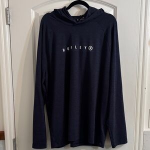Hurley Dark Blue Long Sleeve Hoodie